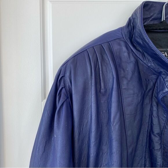 COSA NOVA | Vintage Leather Bomber Jacket - Picture 8 of 16